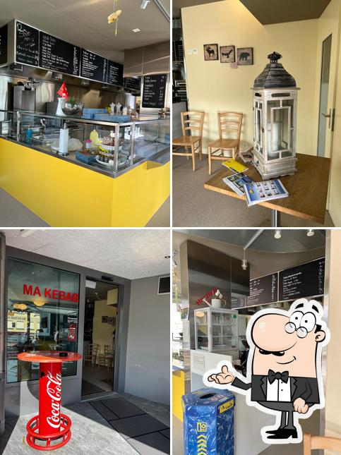 Gli interni di Ma Kebap Haus