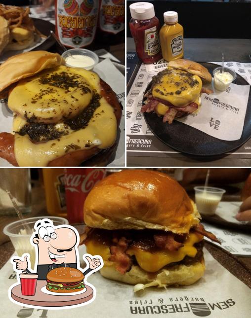 Hambúrguer em Sem Frescura Burguer