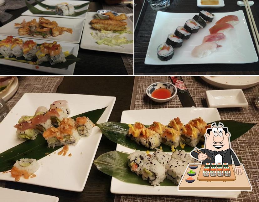 Scegli le diverse opzioni di sushi