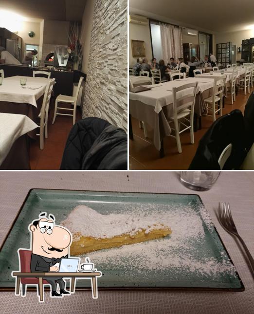 Parmi les différentes choses de la intérieur et la nourriture, une personne peut trouver sur Ristorante Pizzeria San Giorgio