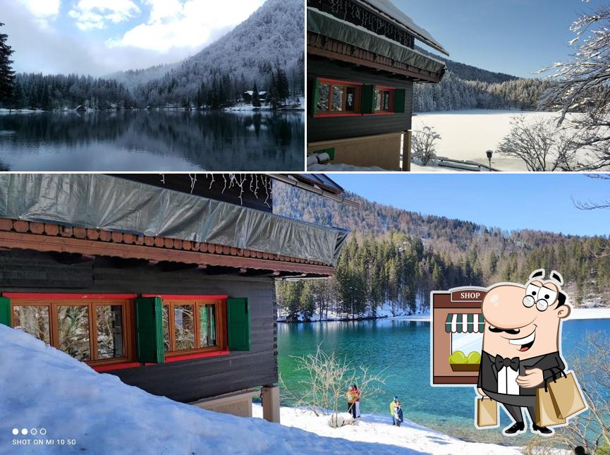 Gli esterni di Capanna Edelweiss ristorante bar con camere