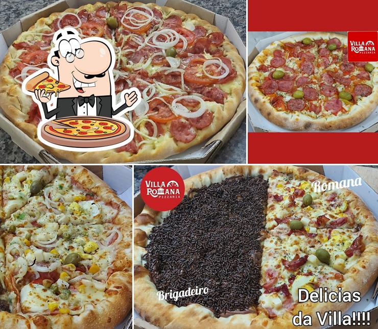 No Vila Romana Pizzaria Votuporanga, você pode conseguir pizza