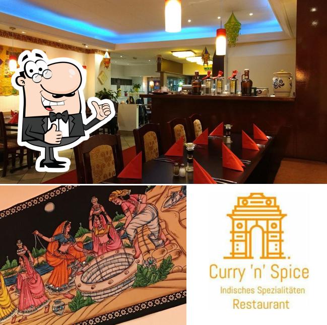 Это снимок ресторана "Curry `n´ Spice Indisches Spezialitäten Restaurant Leverkusen"