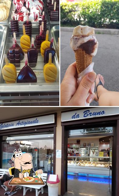 Questa è la foto che presenta la cibo e esterno di Gelateria da Bruno