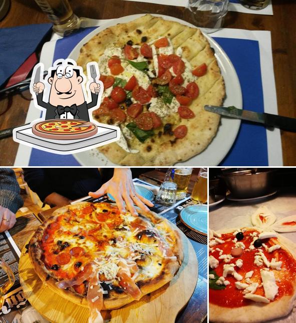 Prenditi una pizza a Rugbier Bierstube Pizzeria