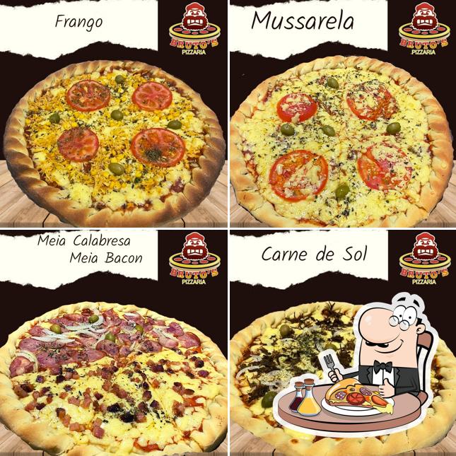 Experimente pizza no Bruto's Pizzaria