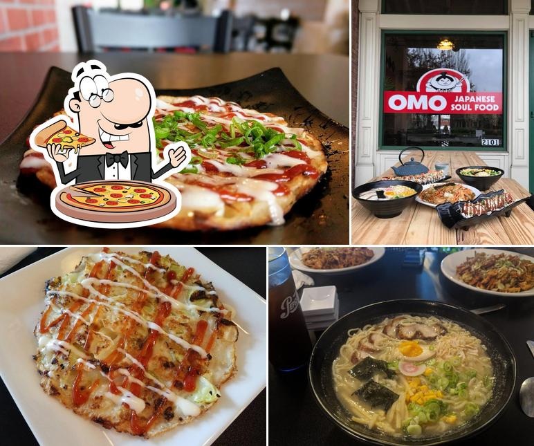 Get pizza at OMO Japanese Soul Food