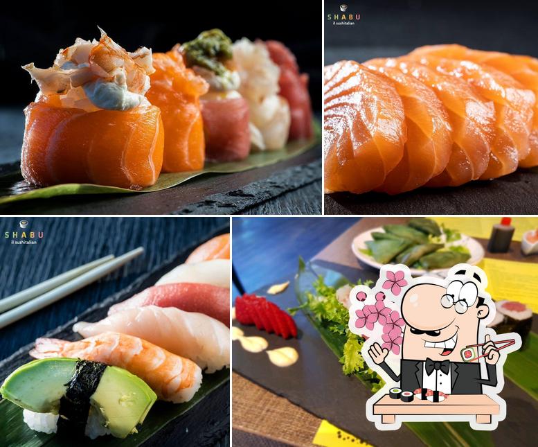 Prova le varie opzioni di sushi