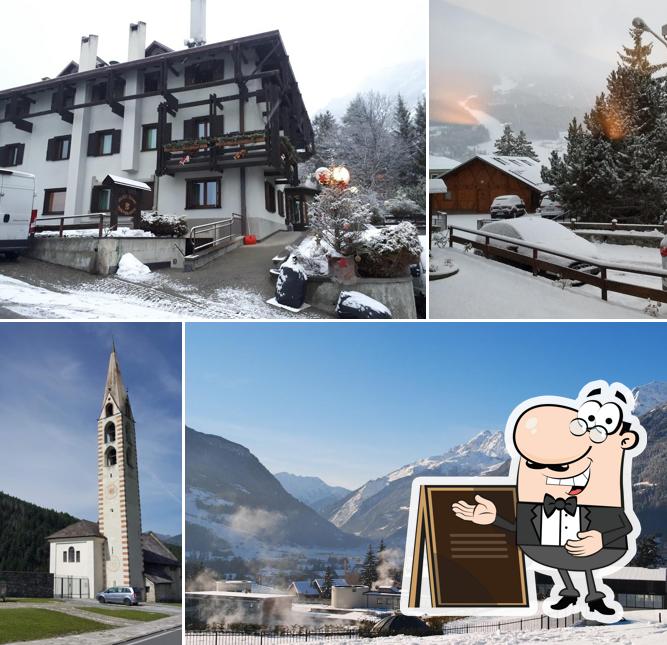 Goditi la vista dall'area esterna di Hotel Terme Bormio