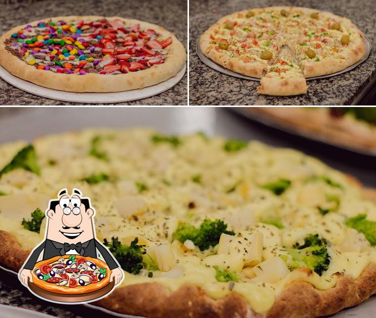 Escolha pizza no Pizzaria Suprema