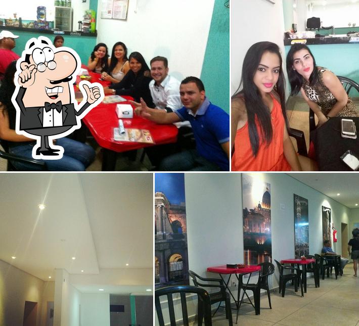 O interior do Stravaganza Pizzaria & Chopperia