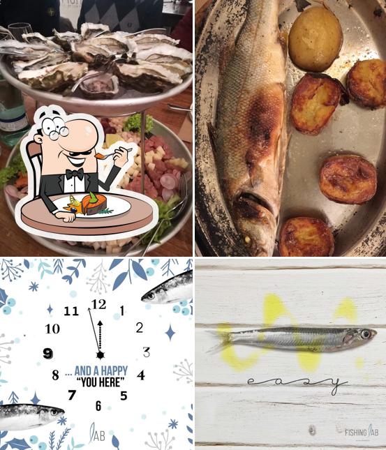 Fishing Lab Montecatini Terme sert un menu pour les amateurs de fruits de mer