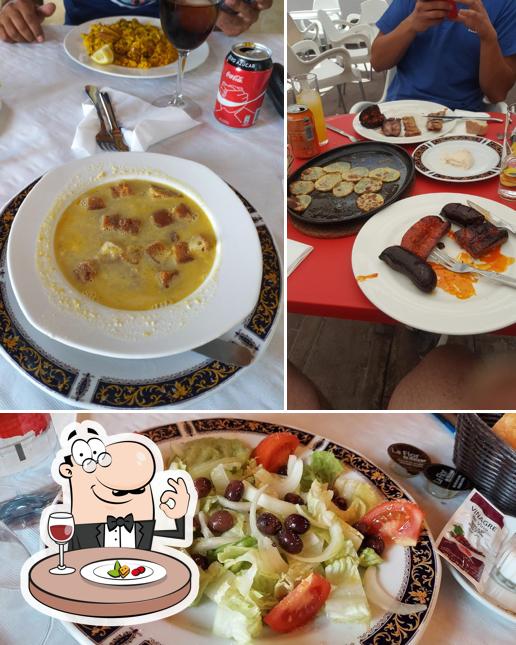 Еда в "Restaurante Venta Quemada"