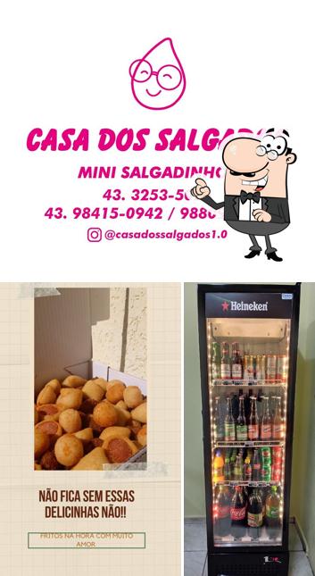 O interior do Casa dos Salgados