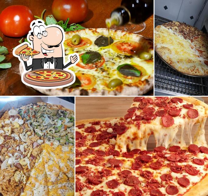 Experimente pizza no Pizzaria e Lanchonete Cia dos Lanches