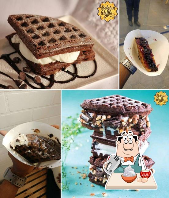 The Belgian Waffle Co offers a variety of sweet dishes