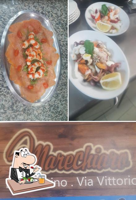 Еда в "Pizzeria Ristorante Marechiaro"