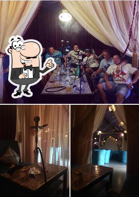 L'intérieur de Abu Dhabi. hookah