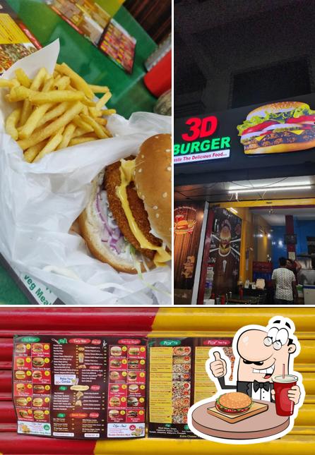 Treat yourself to a burger at 3D BURGER