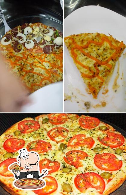 Escolha pizza no Le' Gusta (Lanchonete E Pizzaria)