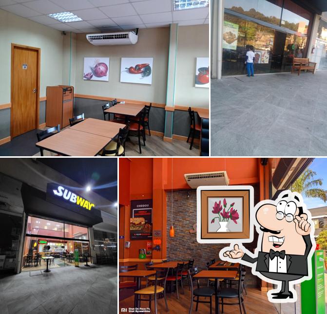 Veja imagens do interior do Subway