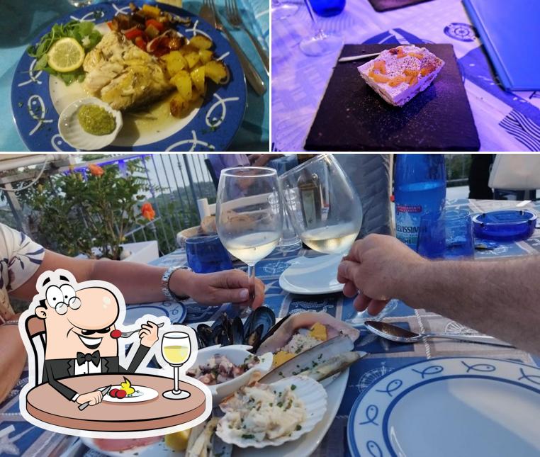 Cibo al Trattoria di pesce Il Giardino