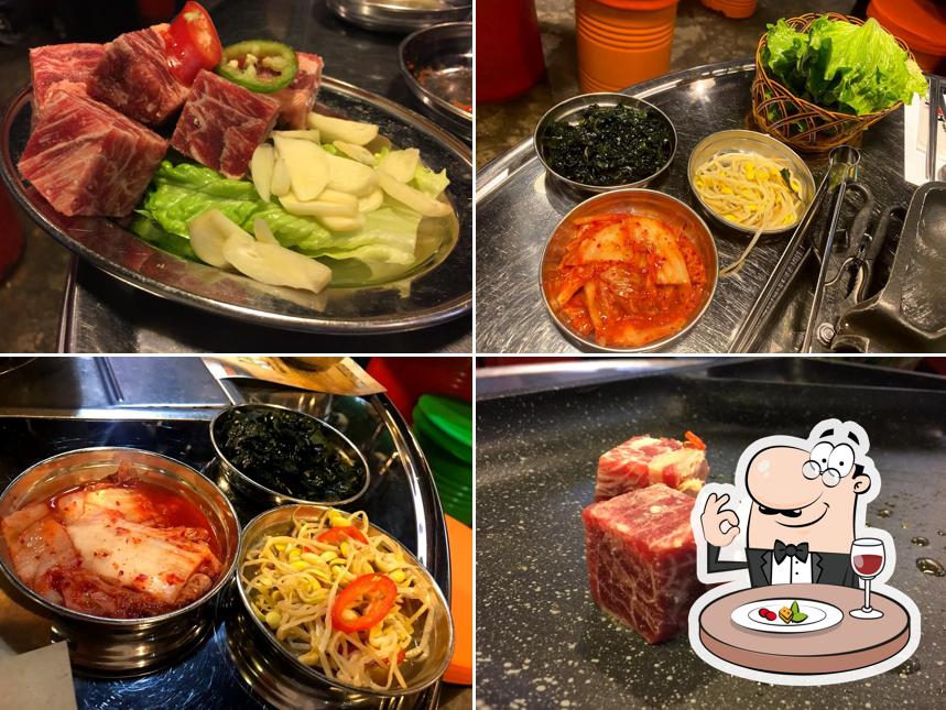 Platos en Oppa Korean Restaurant