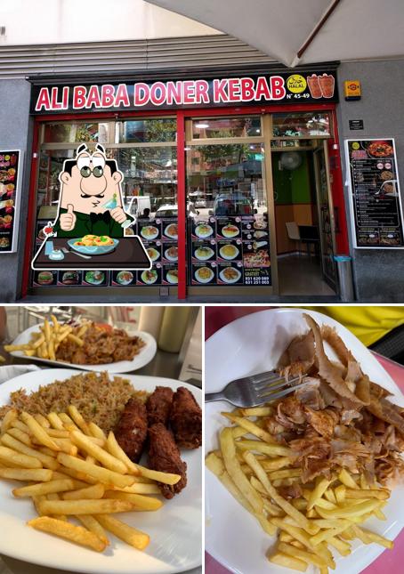 Platos en Ali Baba Doner Kebab