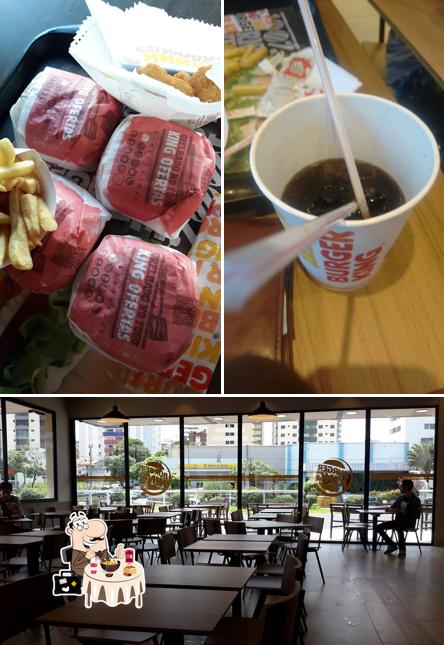 Confira a foto mostrando comida e interior no Burger King | Drive Thru