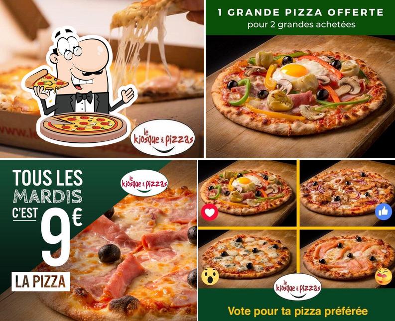 Choisissez des pizzas à Le kiosque à pizzas