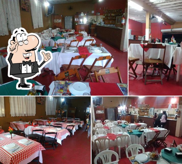 O interior do Pizzaria Antonelli