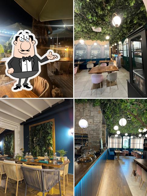 Gli interni di Mit Bistrot Ostia