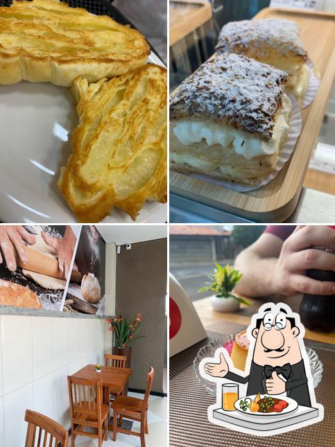Comida em Padaria Pão Quente DoceSal