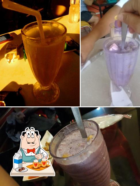 Enjoy a beverage at Victoria's Halo Halo