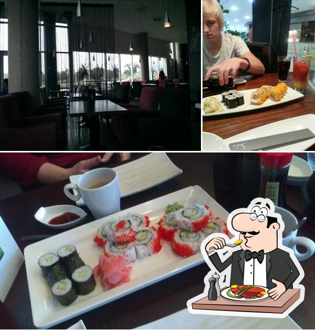 Las imágenes de comida y interior en Sushihouse