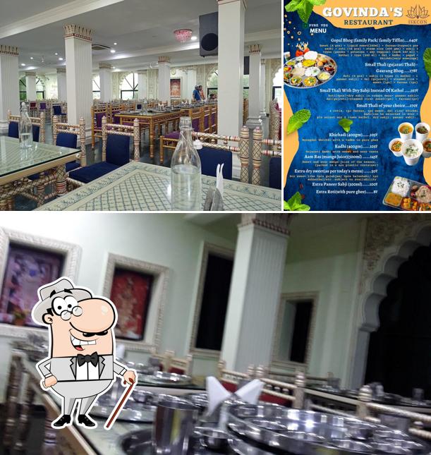 The outside area is an important feature of Govinda's Gujarati Thali Restaurant