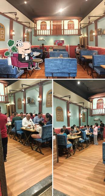 The interior of Akshay pure veg
