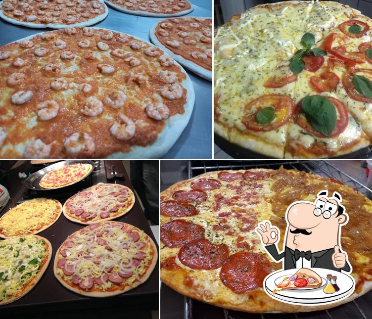 Peça diferentes estilos de pizza