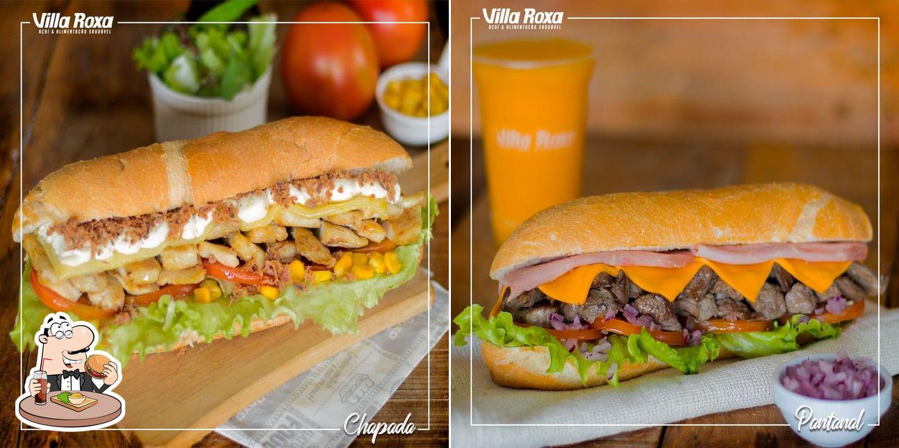 Order a burger at Villa Roxa Itatiba - Açaí e Alimentação Saudável
