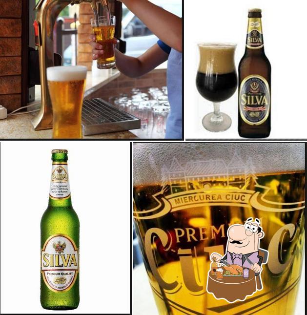 Vous pouvez prendre une pinte de bière blonde ou brune