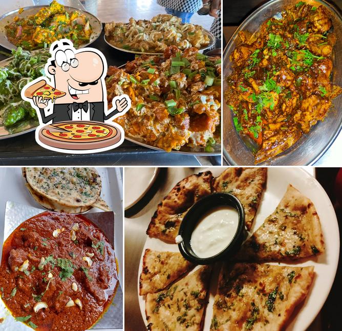 Try out pizza at Sanaya Dhaba