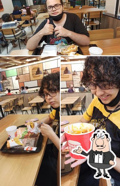 O interior do Burger King