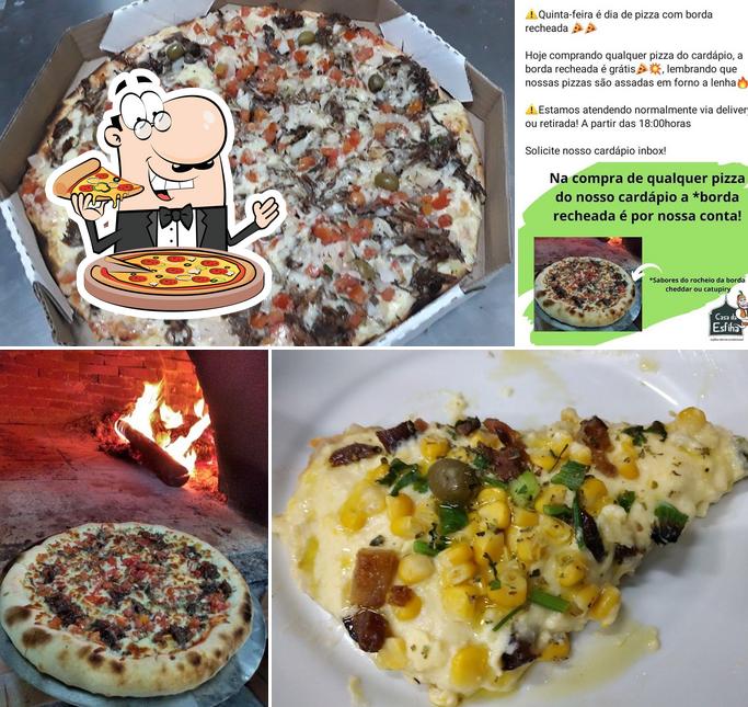 Consiga pizza no Casa da Esfiha