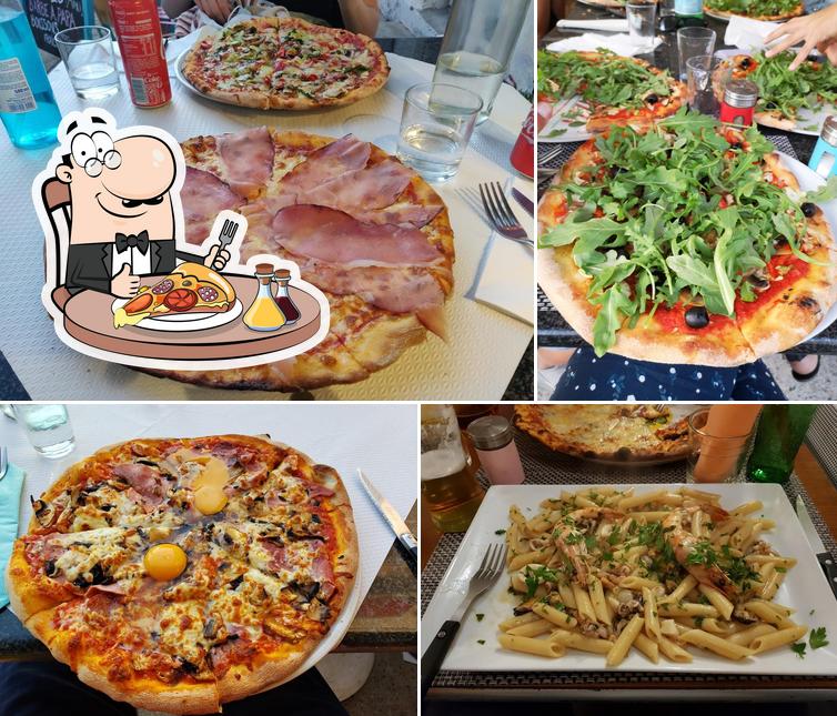 Choisissez des pizzas à Chez Mario