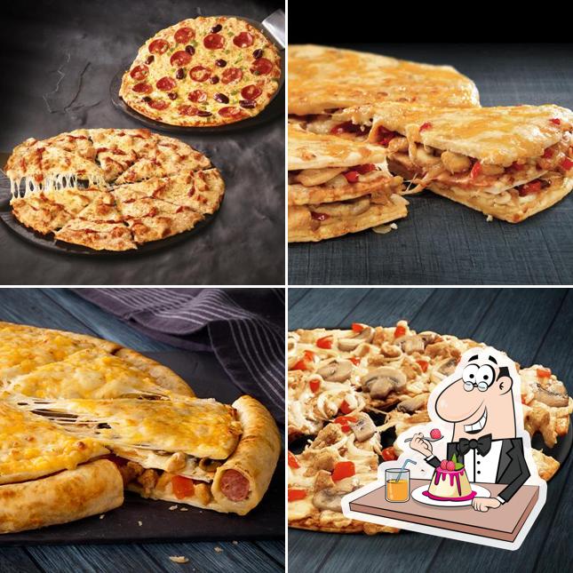 Debonairs Pizza propose une sélection de plats sucrés