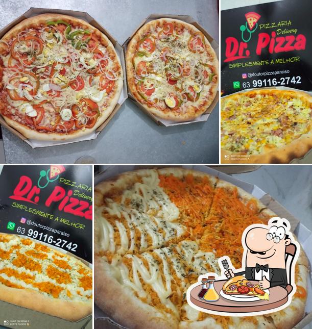 No Dr. Pizza, você pode conseguir pizza