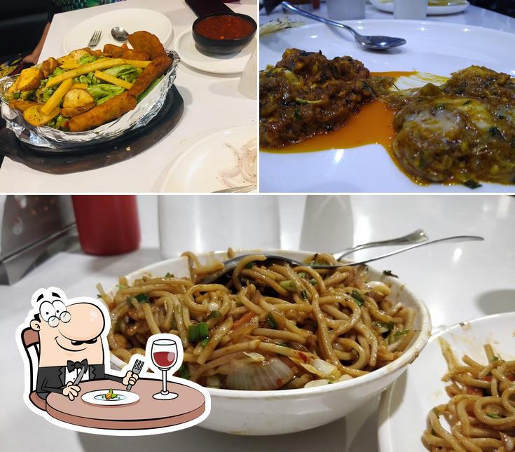 Food at Om Restaurant