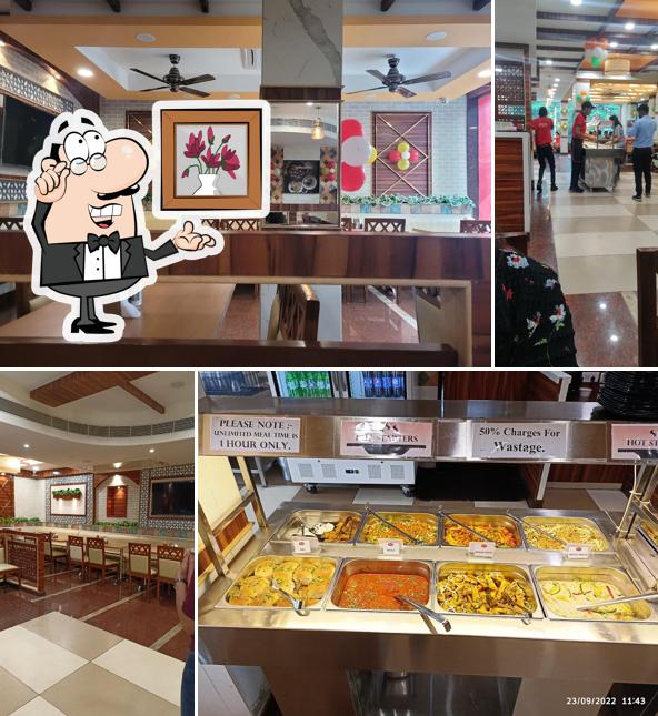 The interior of Pizza Burst Nashik