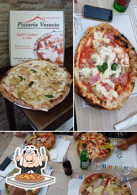 Scegli una pizza a Pizzeria Vesuvio - Pizzaioli dal 1989