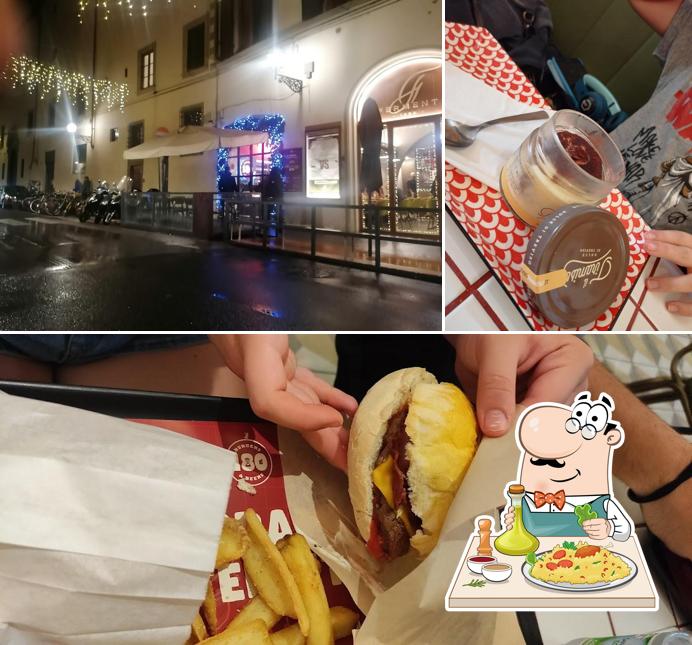 Tra le diverse cose da 180 Grammi Burgers & Beers San Frediano si possono trovare la cibo e esterno